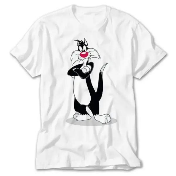 Sylvester, White T-Shirt