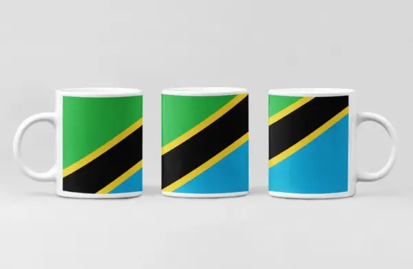Tanzania Flag Coffee Mug, Tanzania Country National Flag Mug