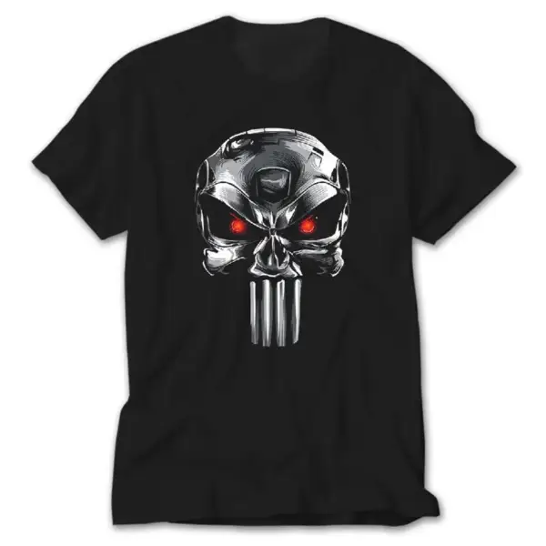 Terminator Punisher, Black T-Shirt