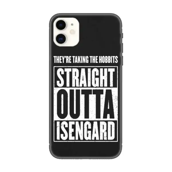 The Lord of the Rings iPhone Case, The Lord of the Rings They're Taking the Hobbits Straight Outta Isengard iPhone 15 Phone Case