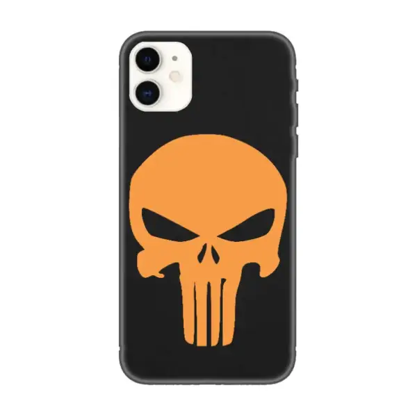 The Punisher iPhone Case, The Punisher Logo iPhone 15 Phone Case