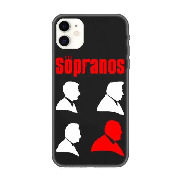 The Sopranos iPhone Case, The Sopranos Artwork iPhone 15 Phone Case