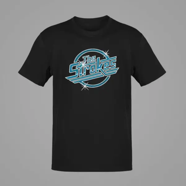 The Strokes T-Shirt, The Strokes Logo Black T-Shirt