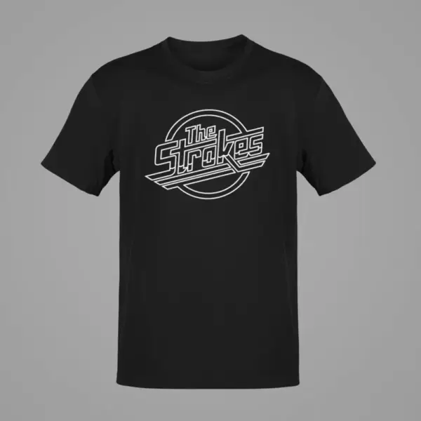 The Strokes T-Shirt, The Strokes Logo Black T-Shirt