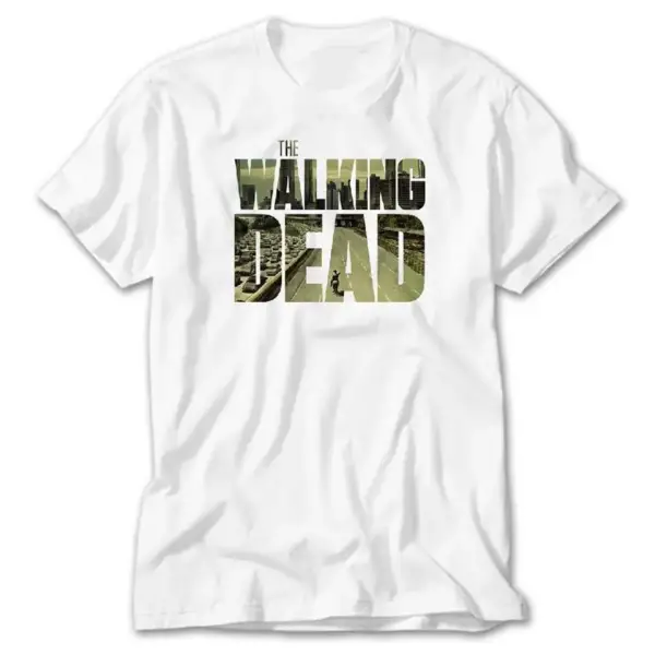 The Walking Dead Begining, White T-Shirt