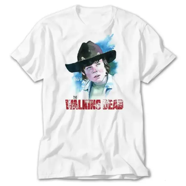 The Walking Dead Carl, White T-Shirt