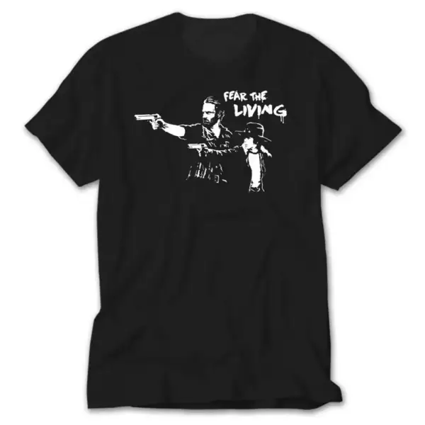 The Walking Dead Fiction, Black T-Shirt