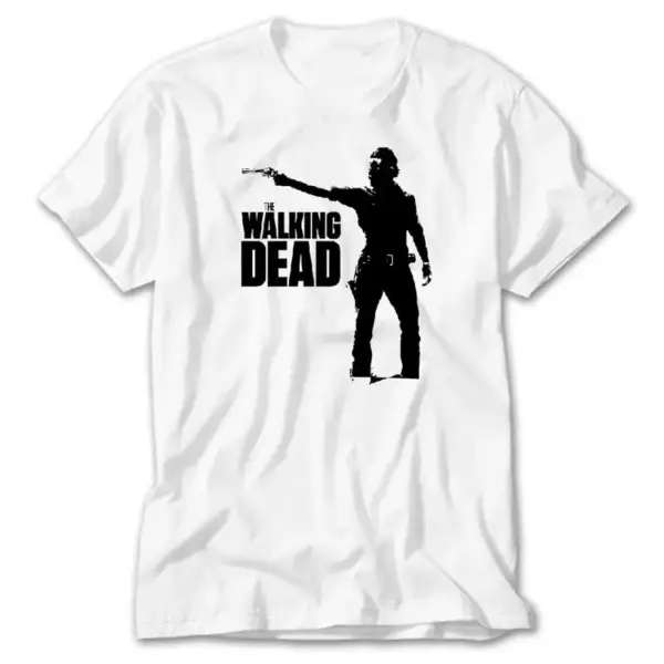The Walking Dead Rick Grimes, White T-Shirt