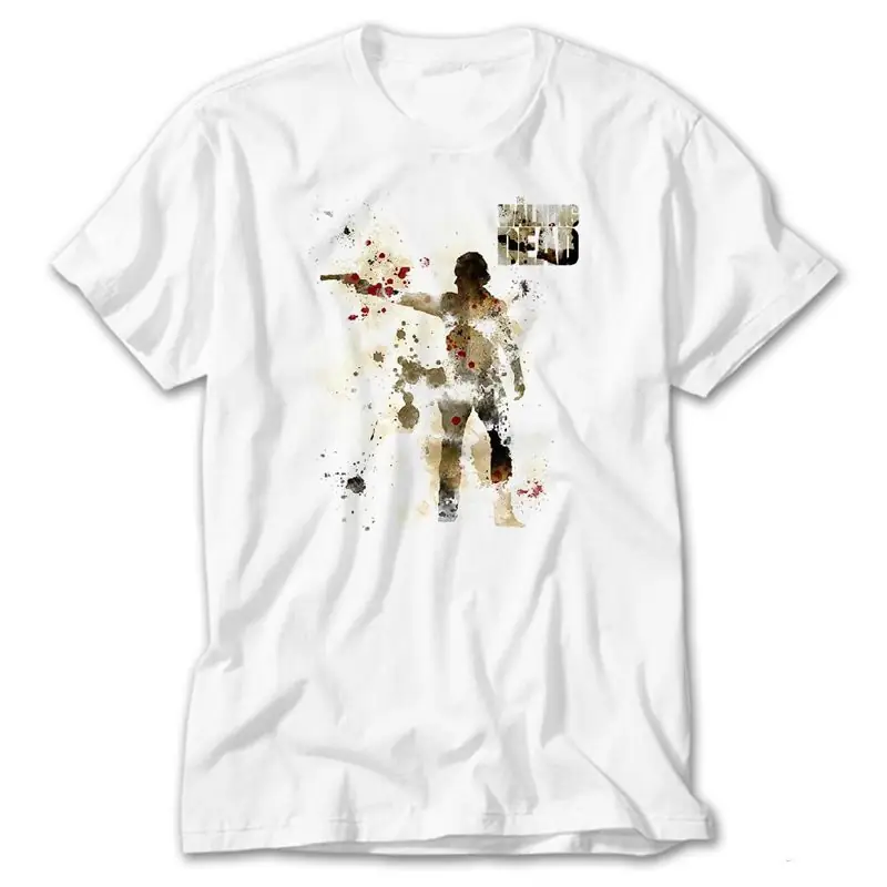 The Walking Dead Rick Grimes, White T-Shirt