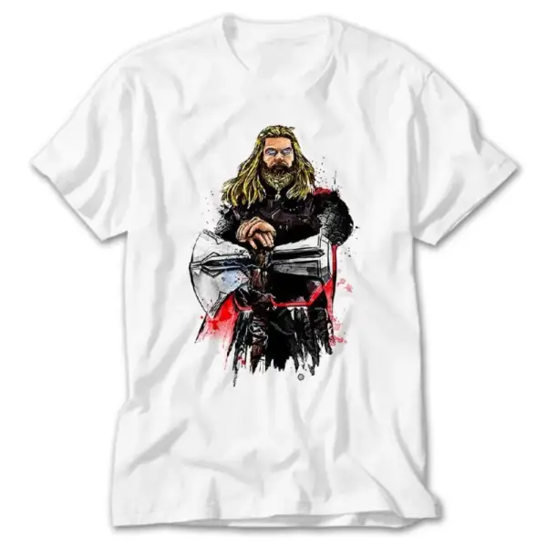 Thor And StormBreaker White T-Shirt