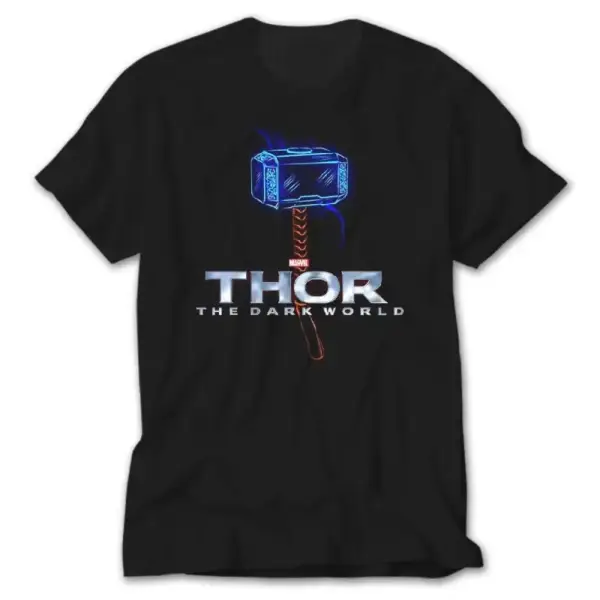 Thor Mjolnir Black T-Shirt