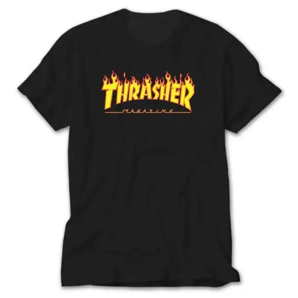Thrasher, Black T-Shirt