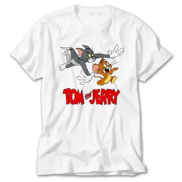 Tom and Jerry, White T-Shirt