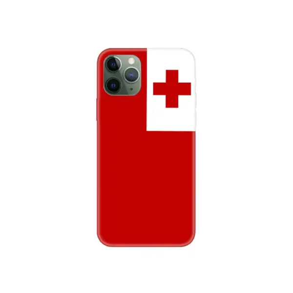 Tonga Flag iPhone Case, Tonga National Flag iPhone 15 Pro Max Phone Case