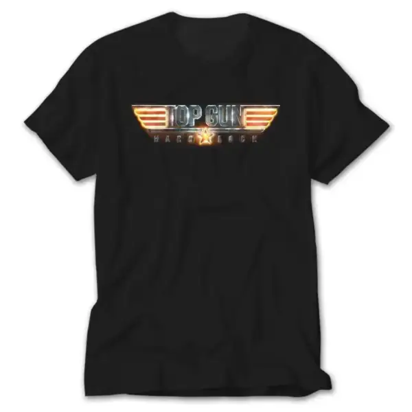 Top Gun Hard Lock, Black T-Shirt