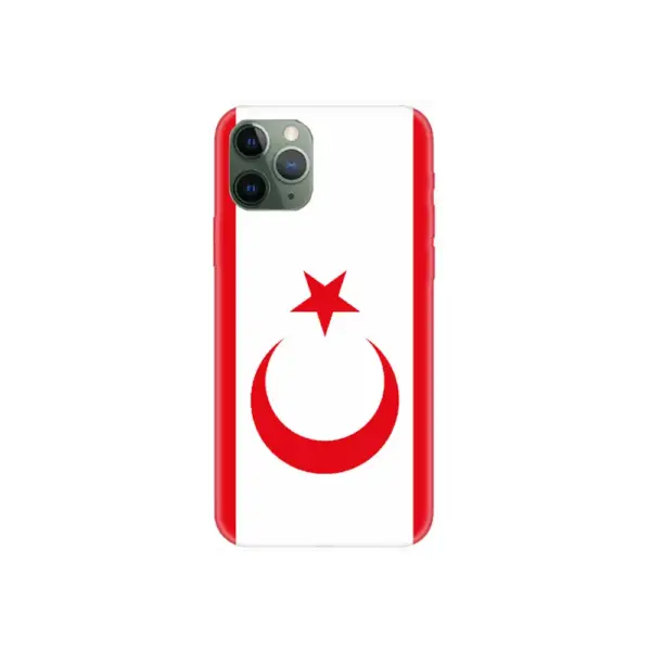 Turkish Republic of Northern Cyprus Flag iPhone Case, Turkish Republic of Northern Cyprus National Flag iPhone 15 Pro Max Phone Case