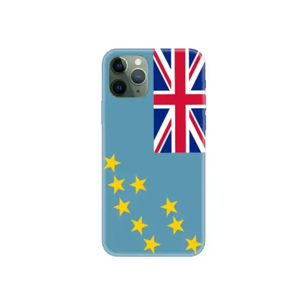 Tuvalu Flag iPhone Case, Tuvalu National Flag iPhone 15 Pro Max Phone Case
