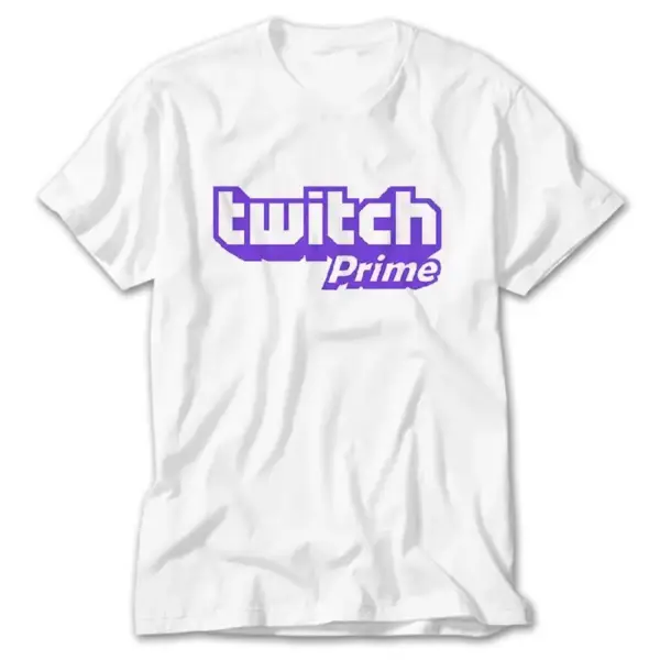 Twitch Prime, White T-Shirt