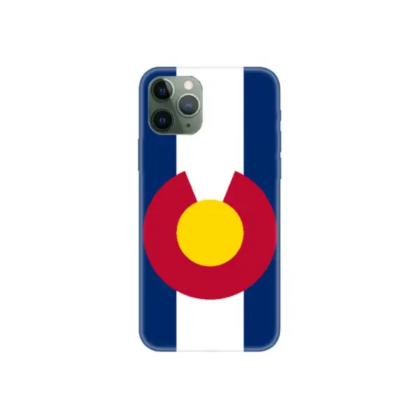 US Colorado Flag iPhone Case, US Colorado National Flag iPhone 15 Pro Max Phone Case