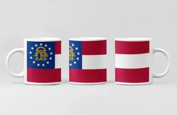 US Georgia Flag Coffee Mug, US Georgia Country National Flag Mug