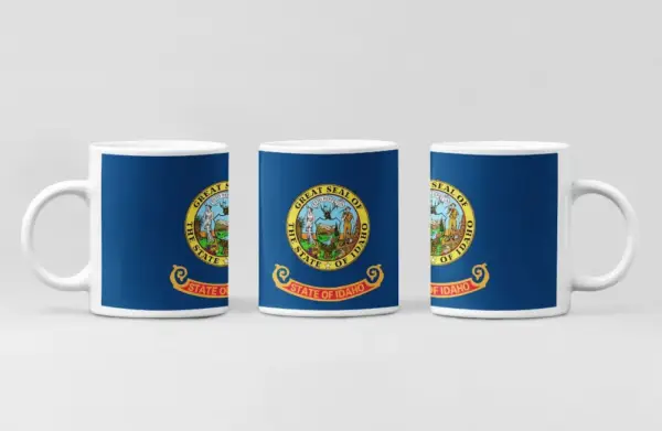 US Idaho Flag Coffee Mug, US Idaho Country National Flag Mug