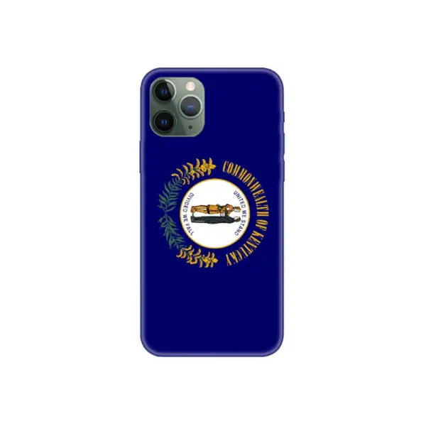US Kentucky Flag iPhone Case, US Kentucky National Flag iPhone 15 Pro Max Phone Case