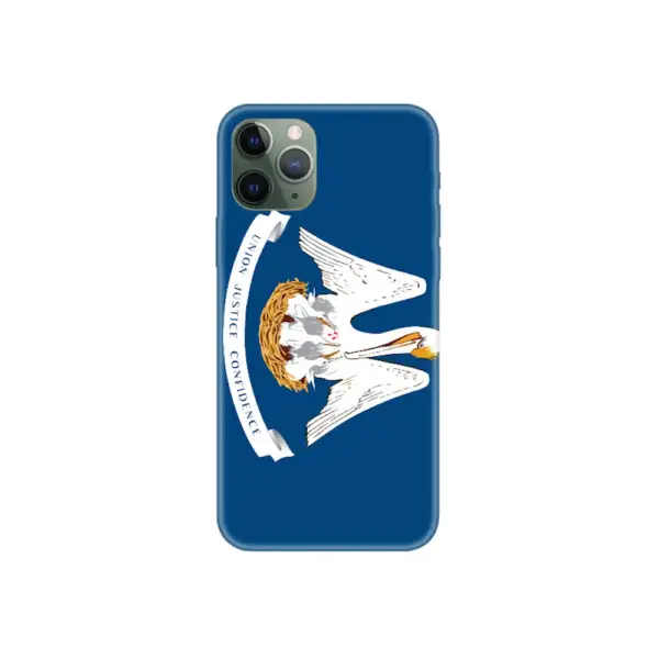 US Louisiana Flag iPhone Case, US Louisiana National Flag iPhone 15 Pro Max Phone Case