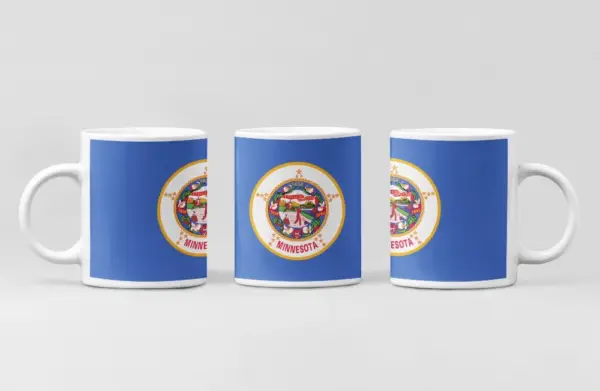 US Minnesota Flag Coffee Mug, US Minnesota Country National Flag Mug