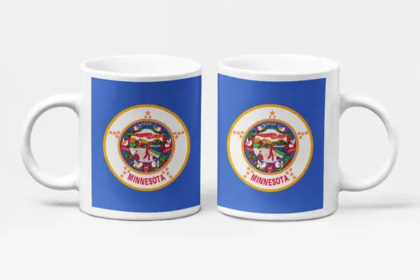 US Minnesota Flag Coffee Mug, US Minnesota Country National Flag Mug