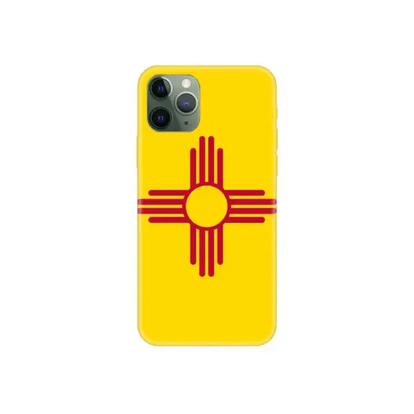 US New Mexico Flag iPhone Case, US New Mexico National Flag iPhone 15 Pro Max Phone Case