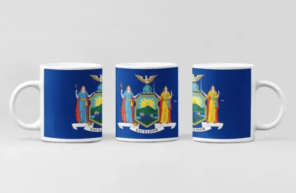 US New York Flag Coffee Mug, US New York  Country National Flag Mug