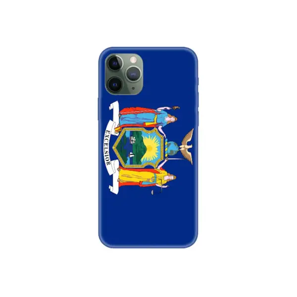 US New York Flag iPhone Case, US New York National Flag iPhone 15 Pro Max Phone Case