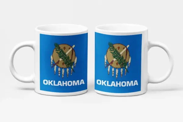 US Oklahoma Flag Coffee Mug, US Oklahoma Country National Flag Mug