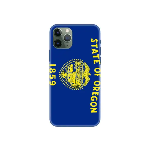 US Oregon Flag iPhone Case, US Oregon National Flag iPhone 15 Pro Max Phone Case