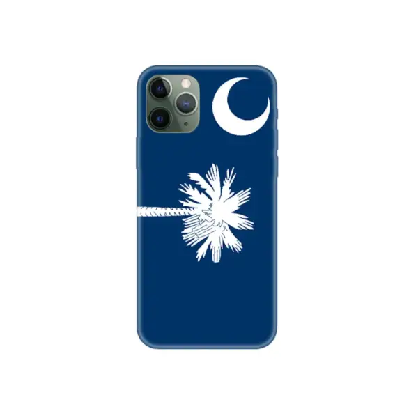 US South Carolina Flag iPhone Case, US South Carolina National Flag iPhone 15 Pro Max Phone Case