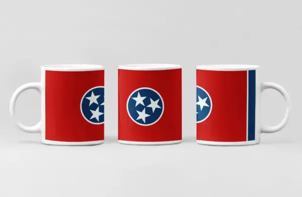 US Tennessee Flag Coffee Mug, US Tennessee Country National Flag Mug