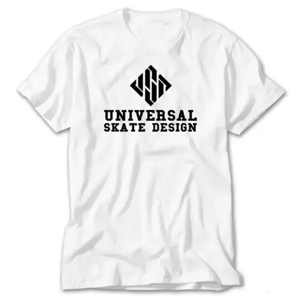 USD Skate Logo, White T-Shirt