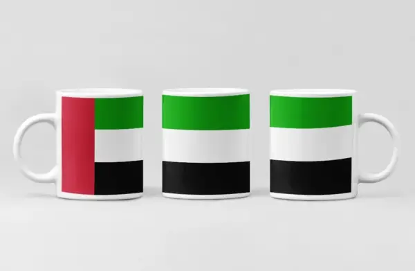 United Arab Emirates Flag Coffee Mug, United Arab Emirates Country National Flag Mug