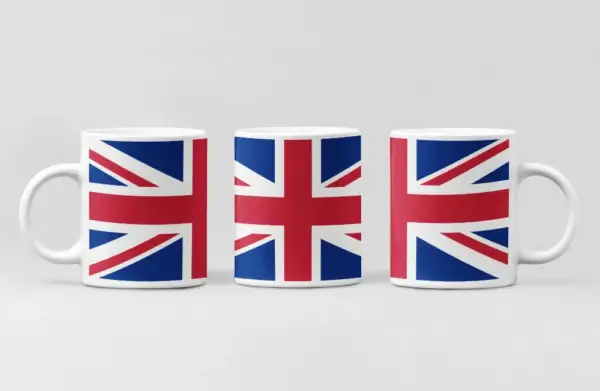 United Kingdom Flag Coffee Mug, United Kingdom Country National Flag Mug