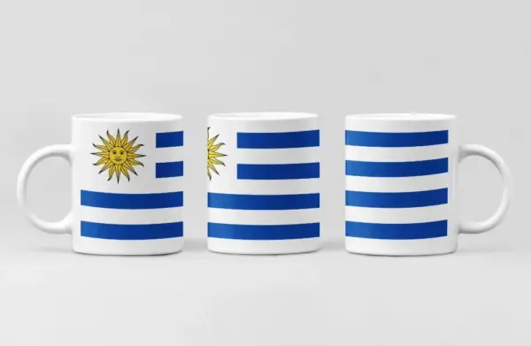 Uruguay Flag Coffee Mug, Uruguay Country National Flag Mug