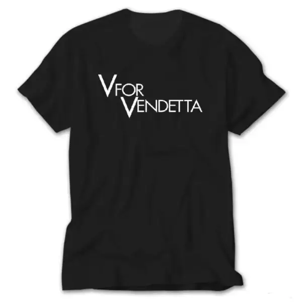 V for Vendetta, Black T-Shirt