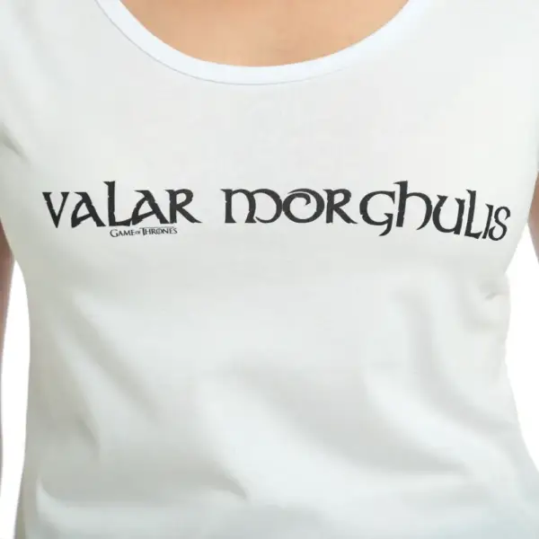 Valar Morghulis Women's White T-Shirt - Image 2