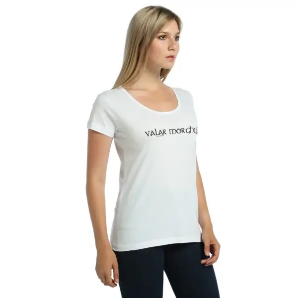 Valar Morghulis Women's White T-Shirt - Image 3