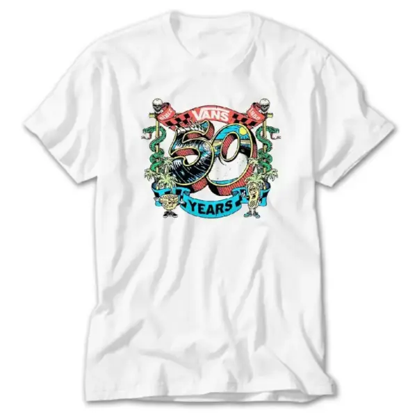 Vans 50 Years White T-Shirt