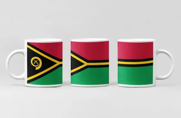 Vanuatu Flag Coffee Mug, Vanuatu Country National Flag Mug