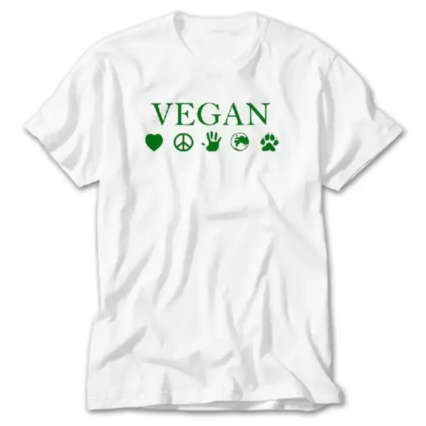 Vegan, White T-Shirt