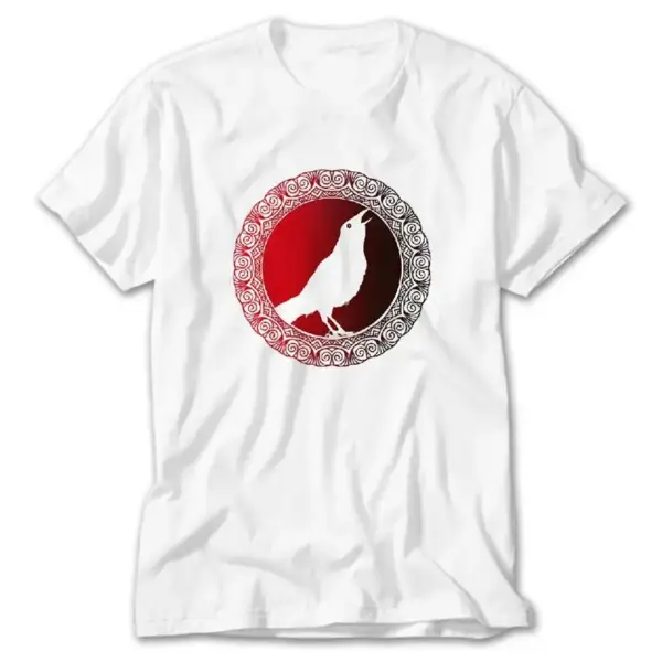 Vikings Edda Crown, White T-Shirt