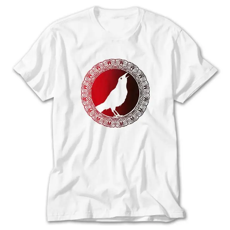 Vikings Edda Crown, White T-Shirt