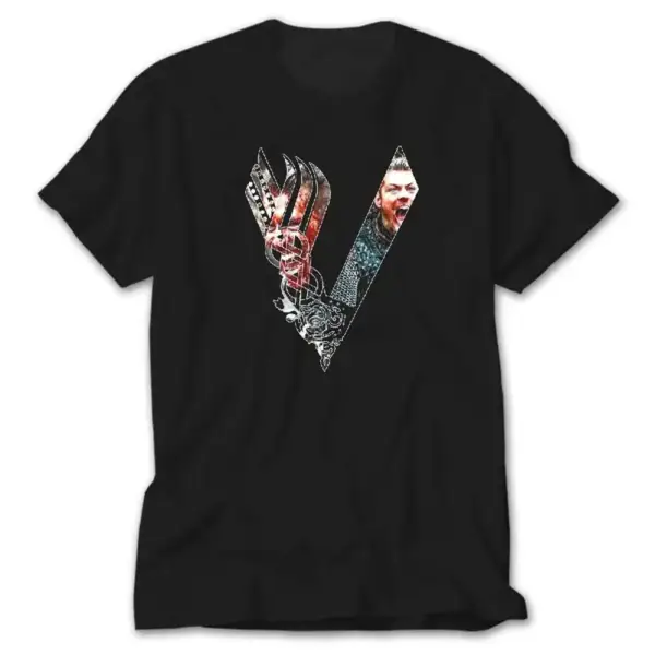Vikings Ivar, Black T-Shirt
