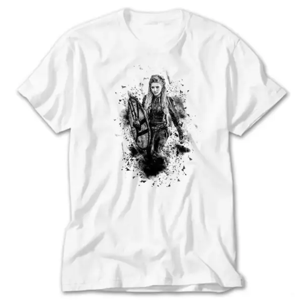 Vikings Lagertha, White T-Shirt